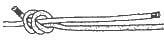 Double Fisherman's Knot step 1