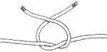 Reef Knot step 2