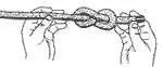 Figure Eight Knot step 18